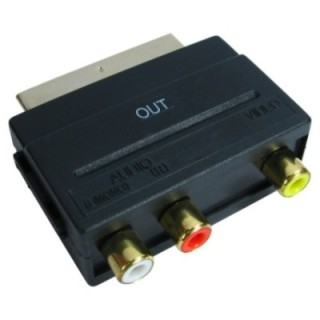 SCART to Three RCA Adapter