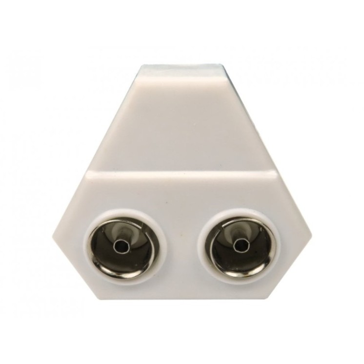 TV Coax 2 Port Splitter