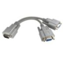 0.2m SVGA 1x M to 2x F Splitter Cable