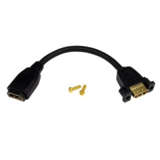 0.15m High Speed with Ethernet HDMI Stub F-F
