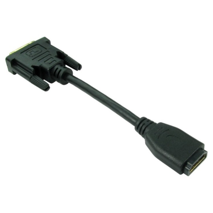 Leaded DVI-D (M) to HDMI (F) Adapter