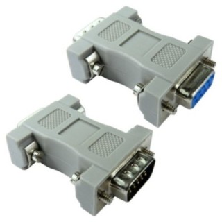 D9 (F) to HD15 (M) VGA Adapter