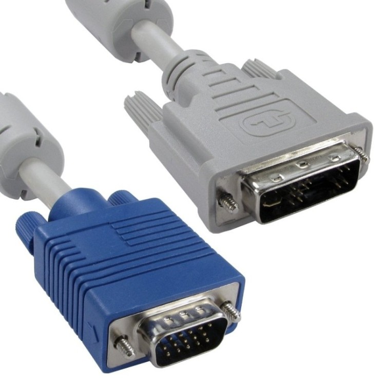 2m DVI-A (M) to SVGA (M) Cable