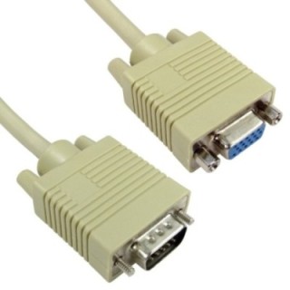 25m SVGA Extension Cable - Beige