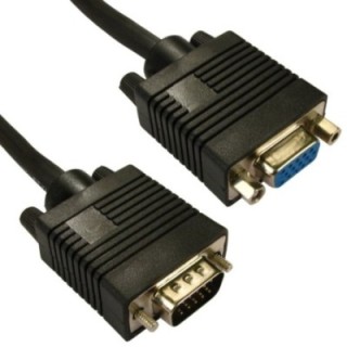 5m SVGA Extension Cable - Black - Black