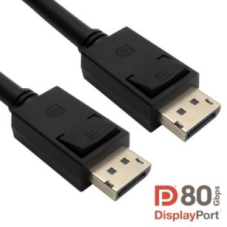 DisplayPort 2.1 DP80 Cable 16K Support