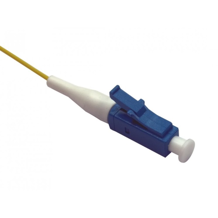 1m OS2 9/125 LC Yellow Pigtail - 10 Pack