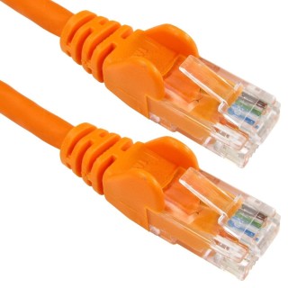 0.5m Economy Gigabit Networking Cable - Orange