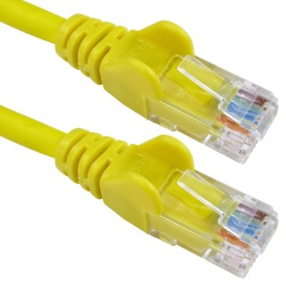 0.5m Economy Gigabit Networking Cable - Yellow