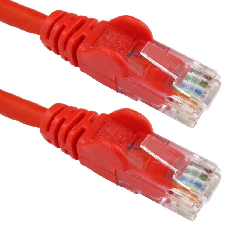 1m Economy Gigabit Networking Cable - Red