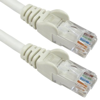 1m Economy Gigabit Networking Cable - White