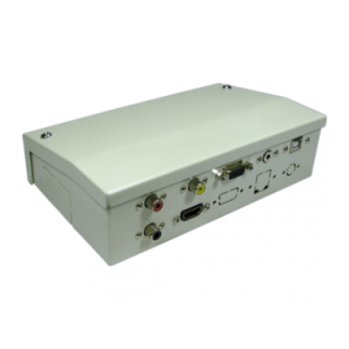 7 Port Metal Box with AV Modular Couplers