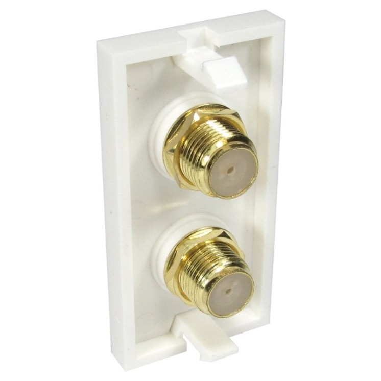 2x F-Connector Euromod - Coupler Type