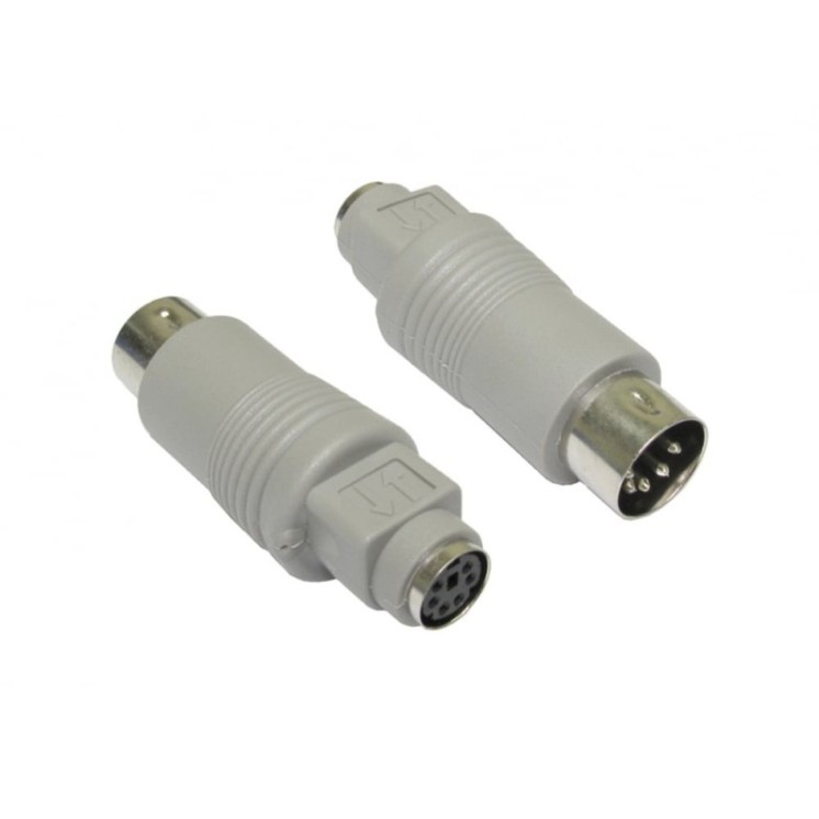 6 Pin Mini-DIN (F) to 5 Pin DIN (M) Keyboard Adapter
