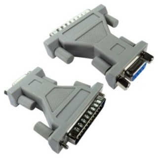 D9 (F) to D25 (M) Serial Adapter