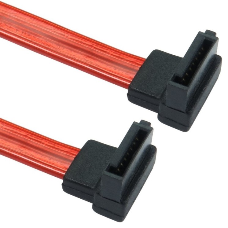 1m SATA v2 Data Cable - Right Angled