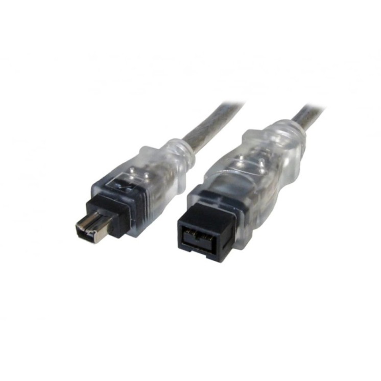 3m Firewire 9 Pin (M) to 4 Pin (M) Cable