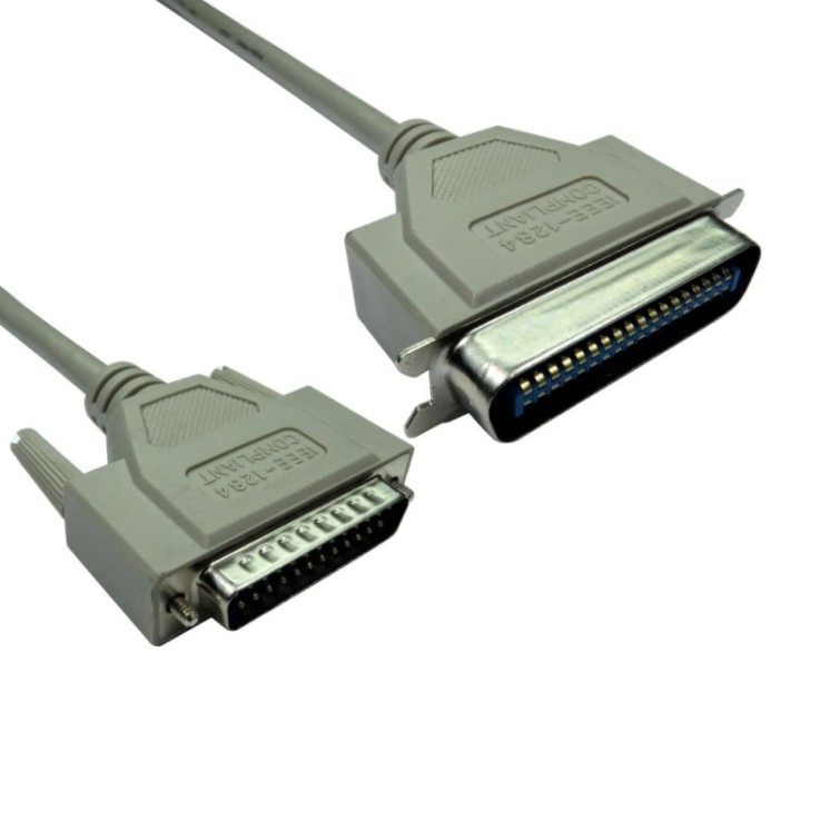 3m D25 (M) to 36 Centronic (M) IEEE 1284 Printer Cable