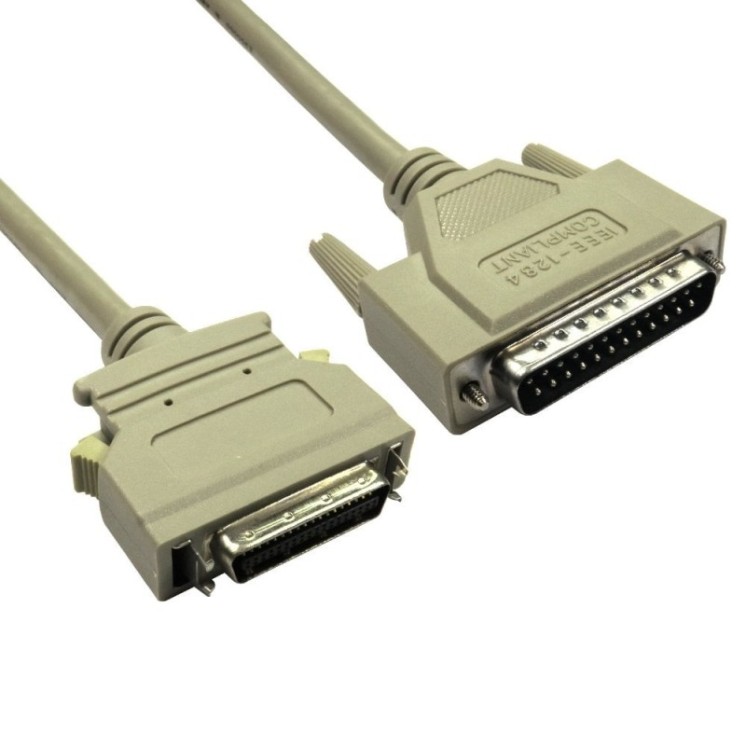 10m D25 (M) to Micro 36c IEEE 1284 Printer Cable