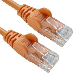 0.5m Economy 10/100 Networking Cable - Orange