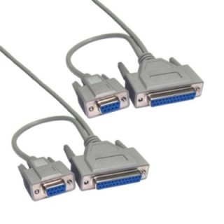 2.5m Dual Serial Data Transfer Cable