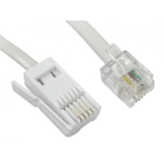 10m Crossover RJ11 (M) to BT (M) Cable