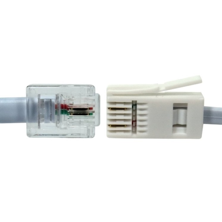10m Two Wire RJ11 (M) to BT (M) Cable