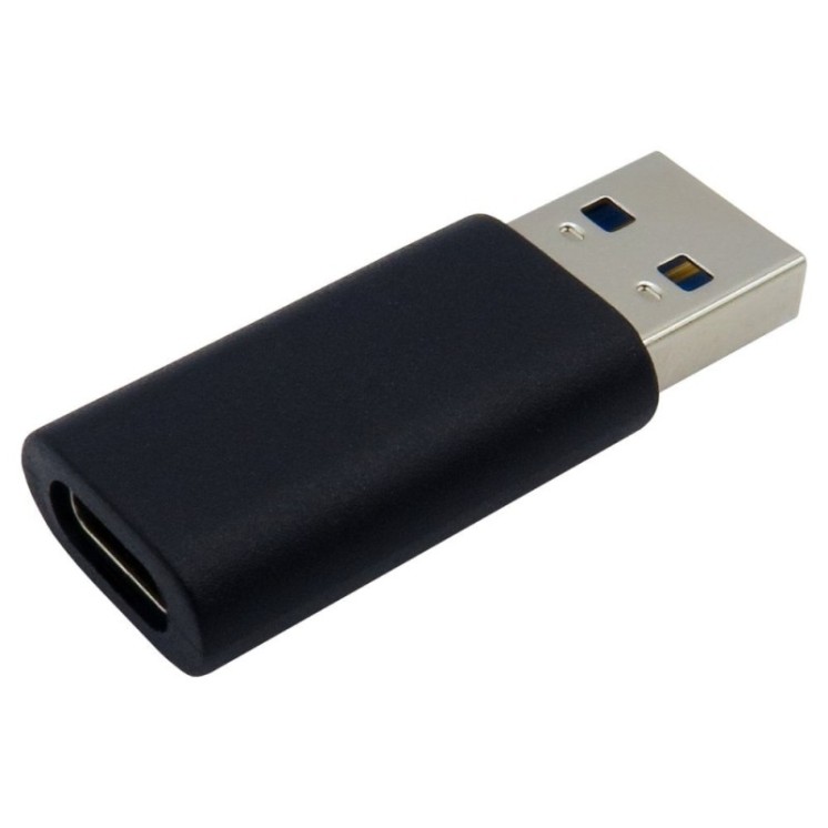 USB-A Male to USB-C Female Adapter Front View