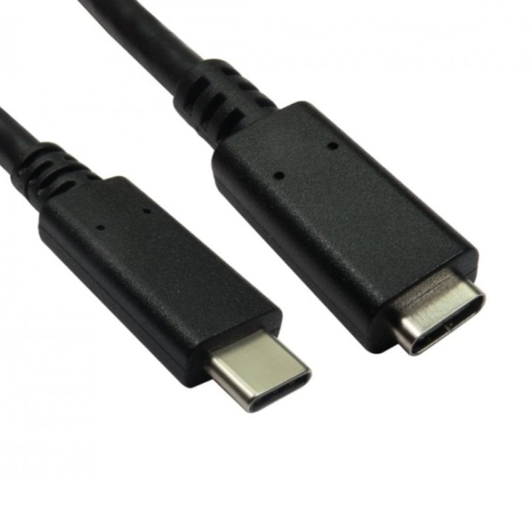 1M 10GB USB-C (M) To USB-C (F) Cable