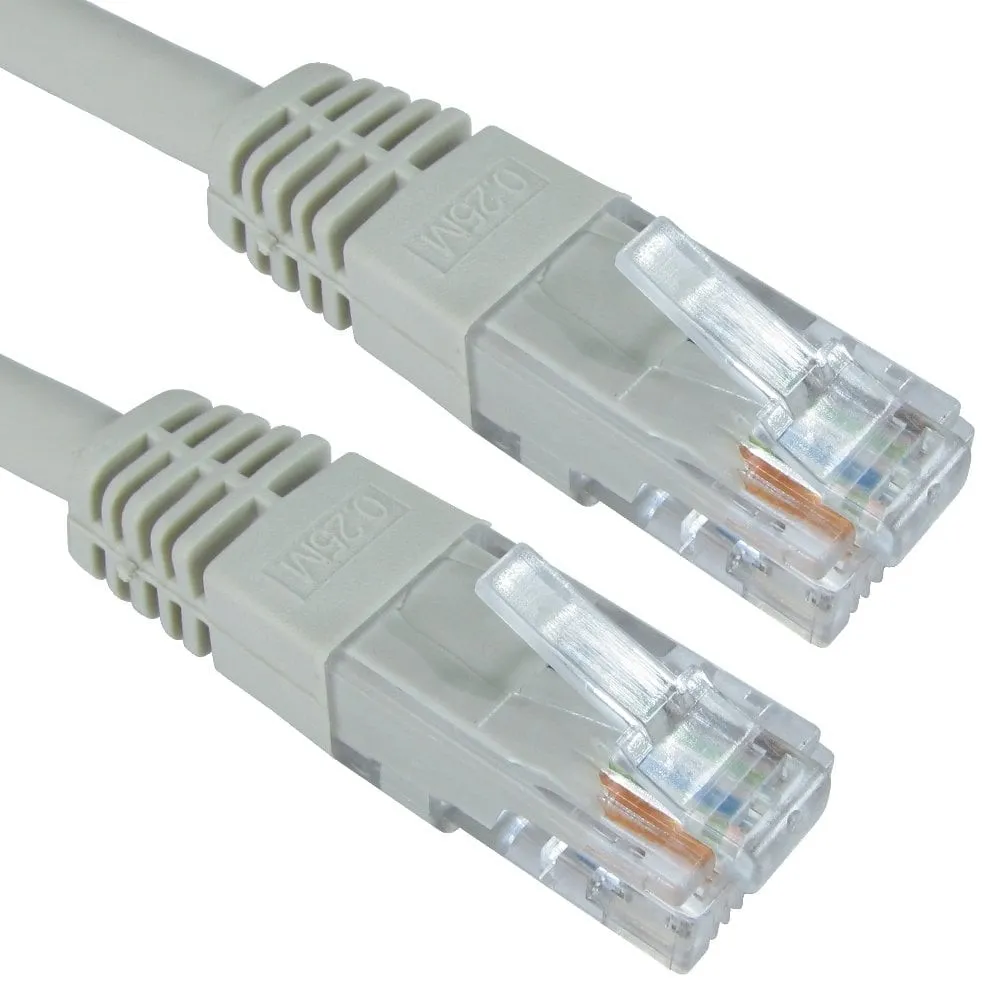 0.5m Cat6 Patch Cable - Grey