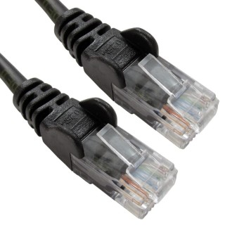1m Economy 10/100 Networking Cable - Black