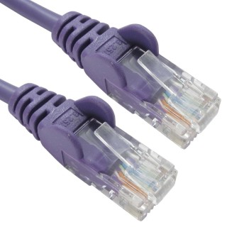 1m Economy 10/100 Networking Cable - Violet