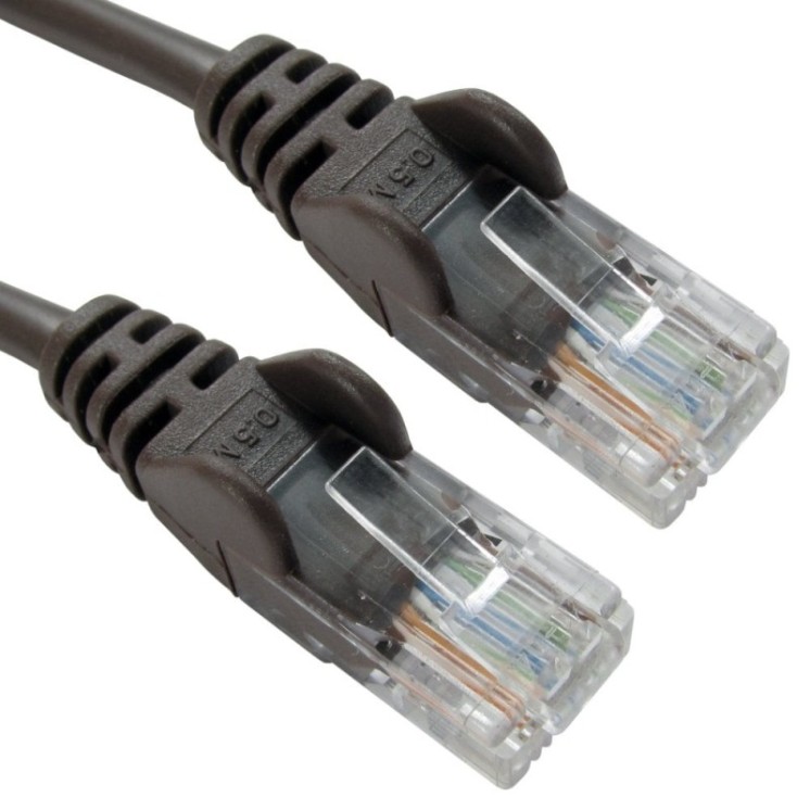 5m Economy 10/100 Networking Cable - Brown