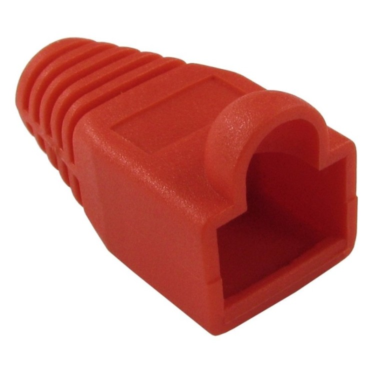 Red RJ45 Snagless Boot