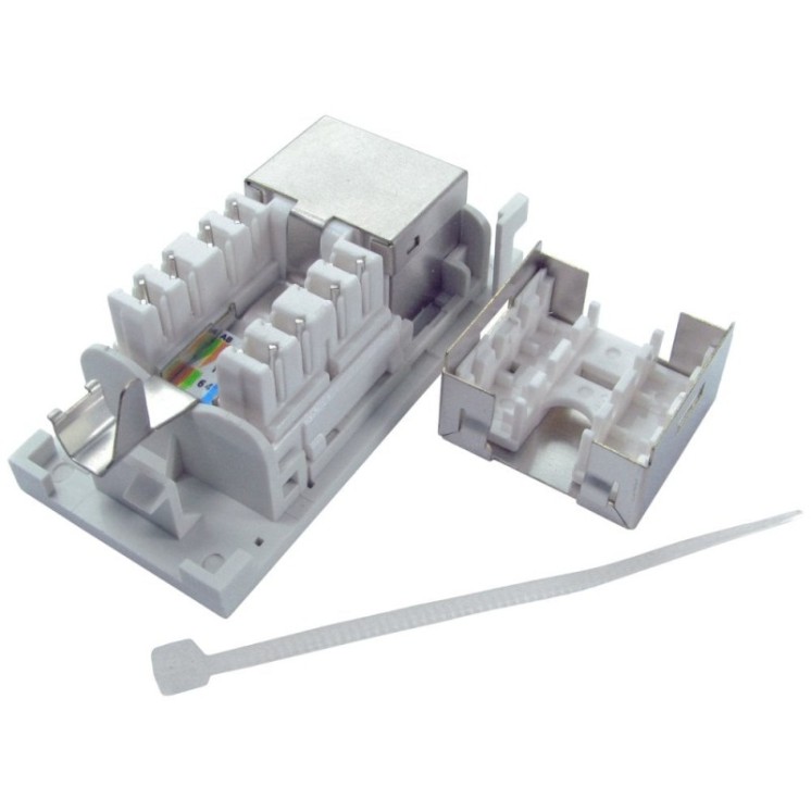 Cat6A Shielded Punch Down Module