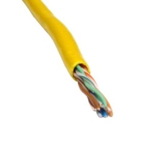305m Yellow Cat5e UTP Reel - Stranded Core