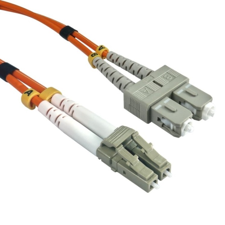 0.5m OM2 Fibre Optic Cable LC - SC (Multi-Mode)
