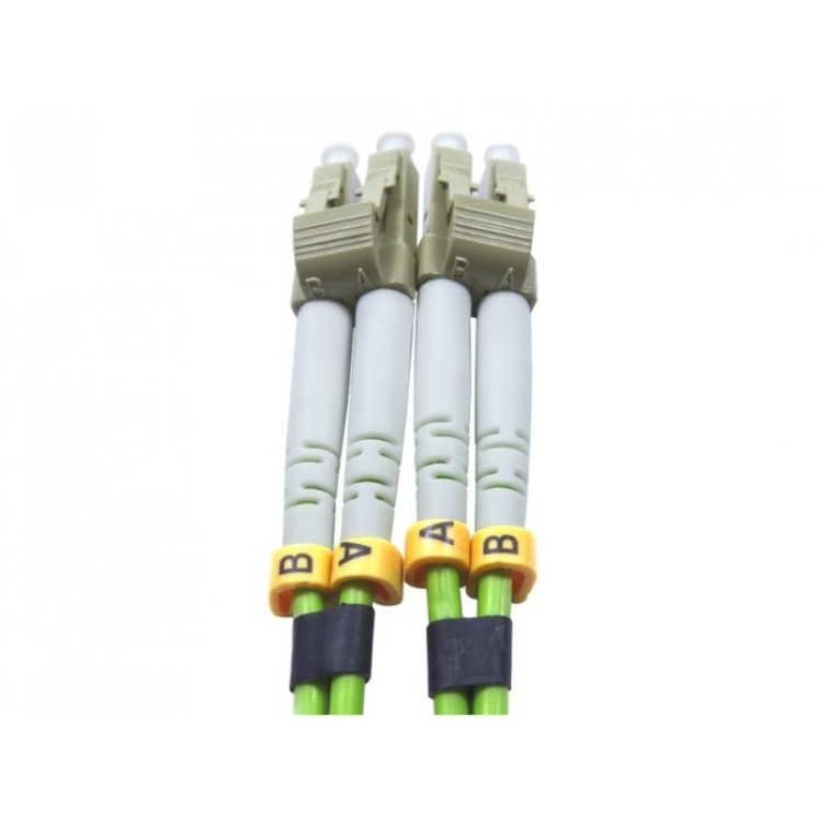10 MTR LC-LC 50/125 MMD OM5 FIBRE CABLE -lime green