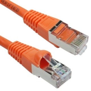1.5m Cat6A Patch Cable - Orange