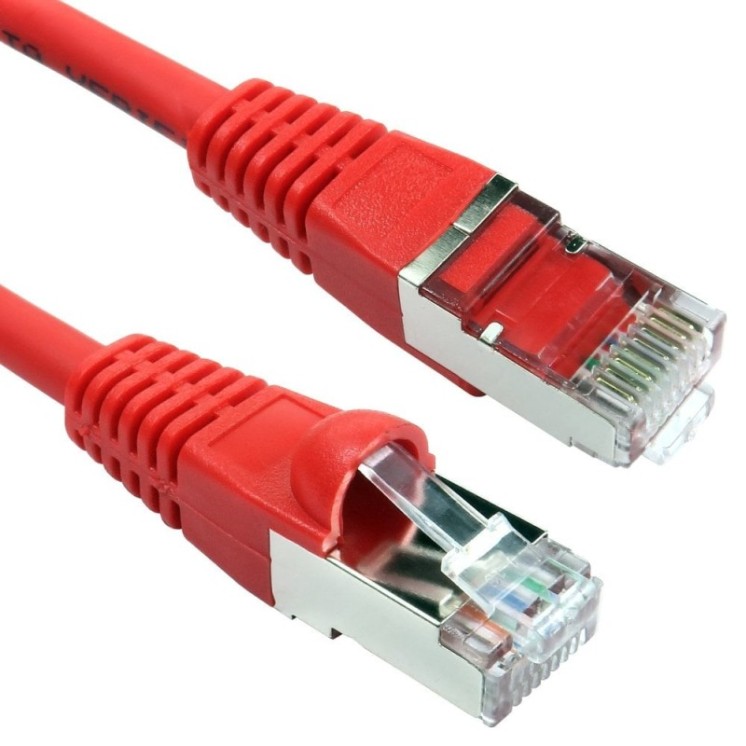 15m Cat6A Patch Cable - Red