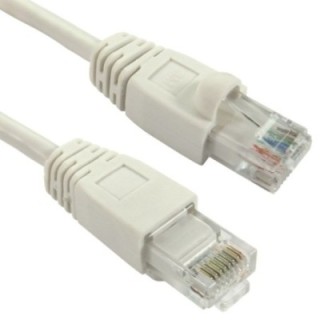 5m Snagless Cat5e Patch Cable - White