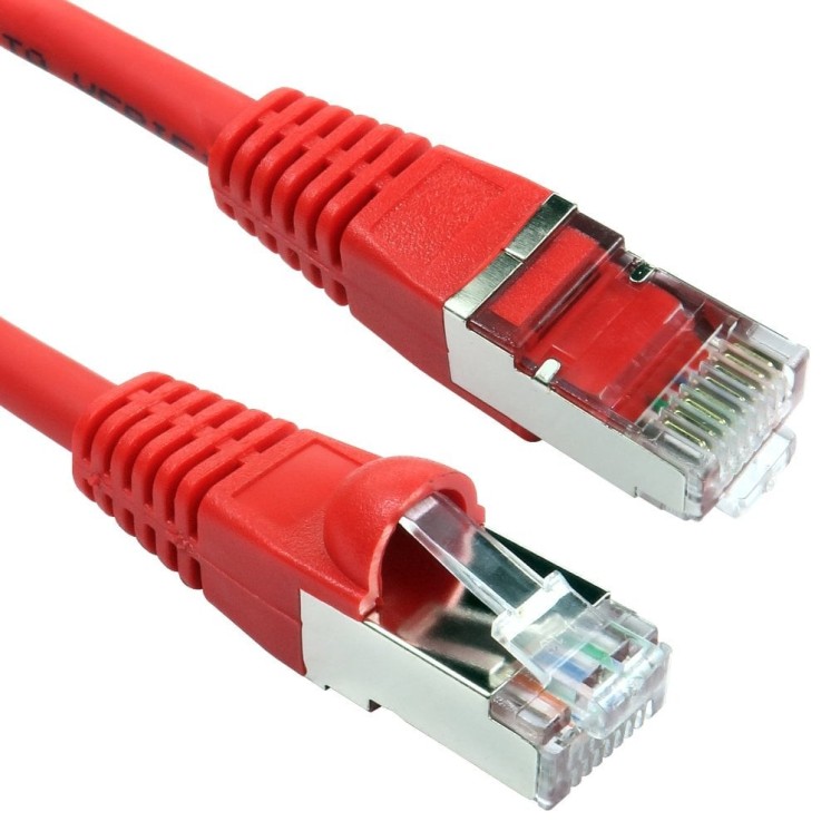 1m Cat6A Patch Cable - Red