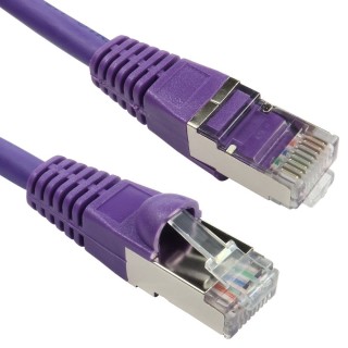 1m Cat6A Patch Cable - Violet
