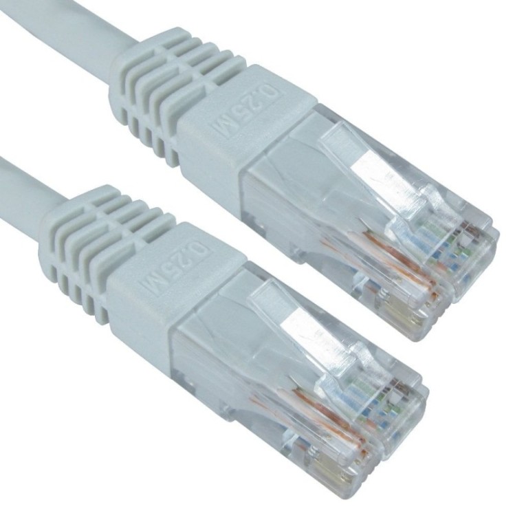 0.5m Cat6 Patch Cable - White