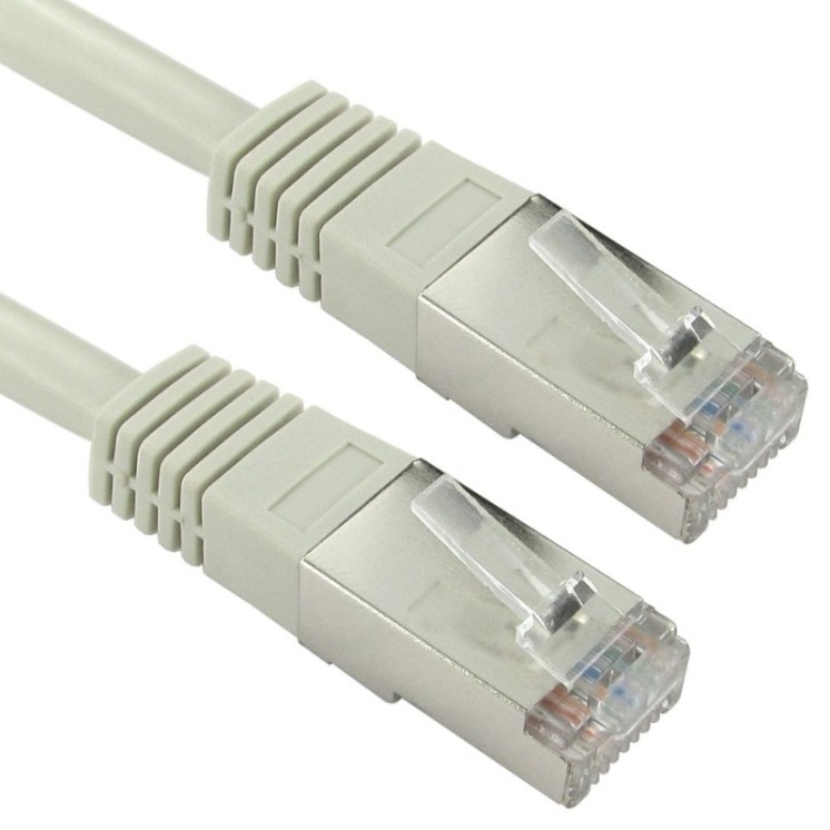 10m Cat5e Shielded Patch Cable - Grey