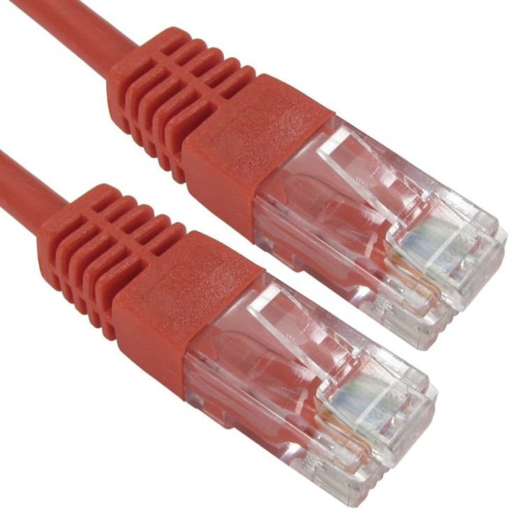 1m Cat5e Patch Cable - Red