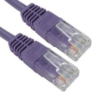 1m Cat5e Patch Cable - Violet