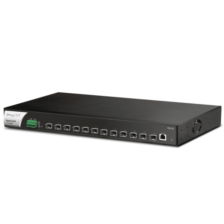 Full Fibre 10 Gigabit Ethernet Layer 2+ Managed Switch with 12 SFP+ Ports