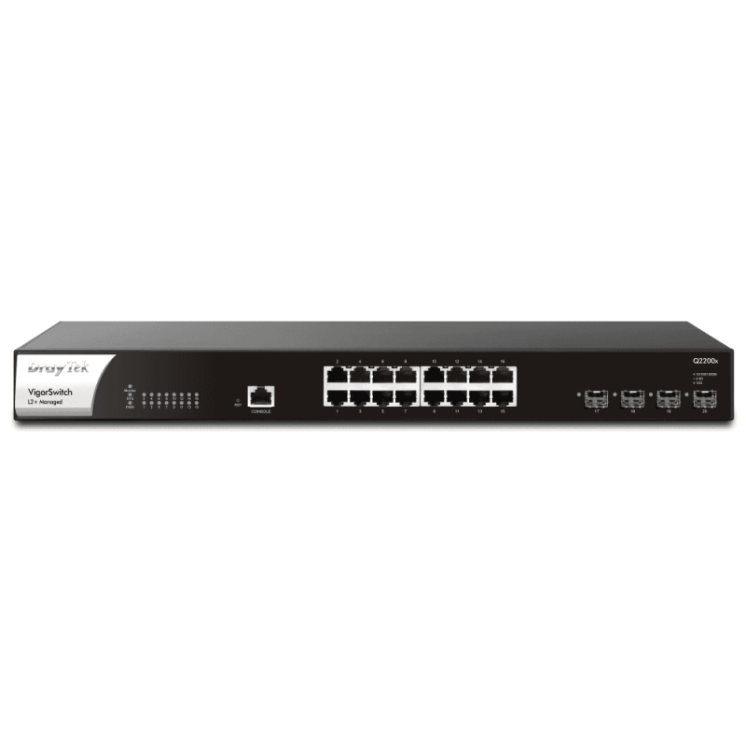16 x 2.5 GbE ports & 4 x 10Gb SFP+ Layer 2+ Managed Switch
