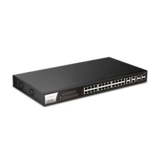 28 Port Gigabit Managed PoE Switch